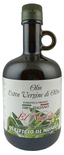 Olio extra Vergine  "El Nostra" Prodotto 100 % Italiano 0,75l Moniga del Garda